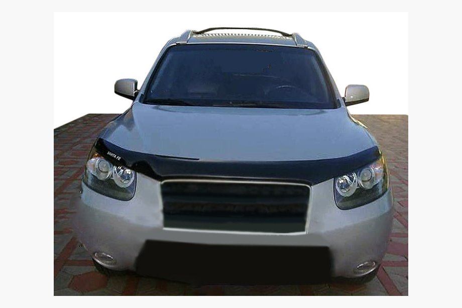 Hyundai Santa Fe 2 2006-2012 рр. Дефлектор капоту (SIM) Image