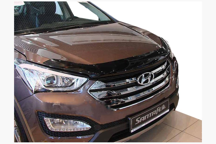 Hyundai Santa Fe 3 2012-2018 рр. Дефлектор капоту (SIM) Image