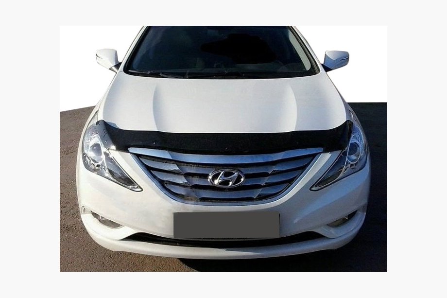 Hyundai Sonata YF 2010-2014 рр. Дефлектор капоту (SIM) Image