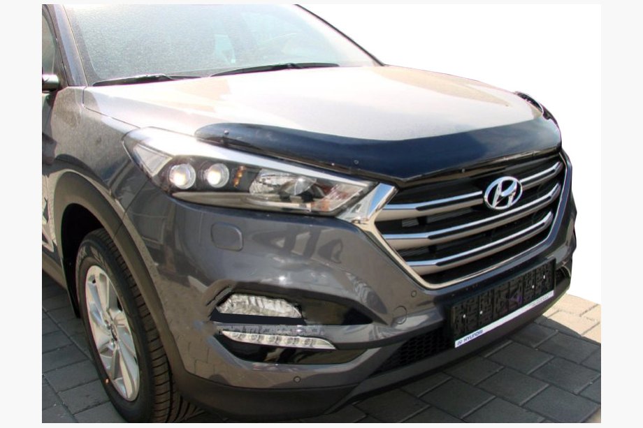 Hyundai Tucson TL 2016-2021 рр. Дефлектор капоту (SIM) Image