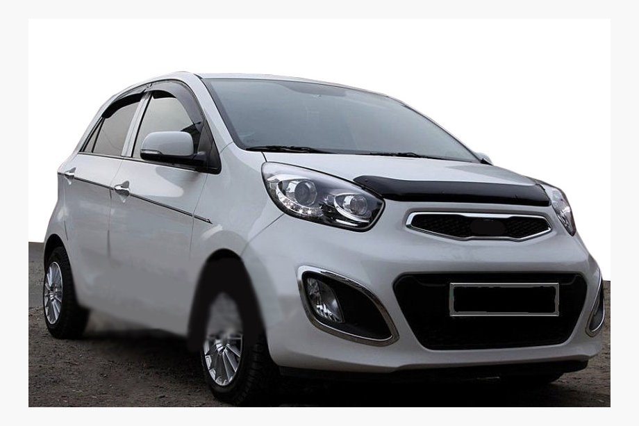 Kia Picanto 2011-2016 рр. Дефлектор капоту (SIM) Image
