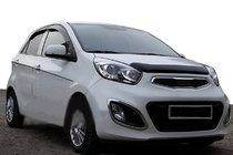 Kia Picanto 2011-2016 рр. Дефлектор капоту (SIM) фото 1