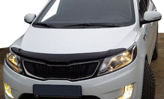 Kia Rio 2012-2017 рр. Дефлектор капота SD / HB (SIM) фото 1