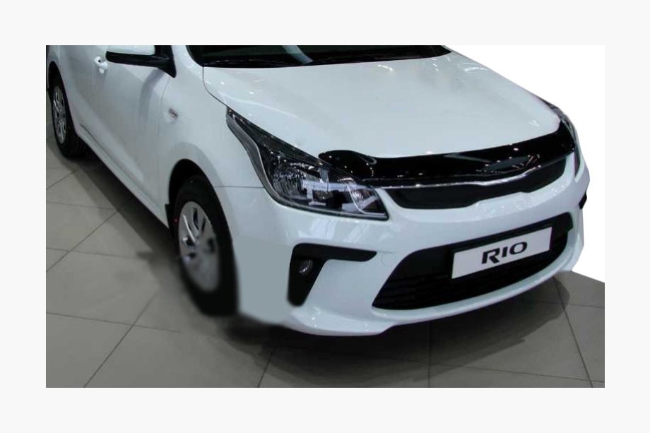 Kia Rio 2017- рр. Дефлектор капота SD/HB 2017+ (SIM) Image