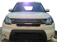 Kia Soul I 2008-2013 рр. Дефлектор капоту (SIM) фото 1