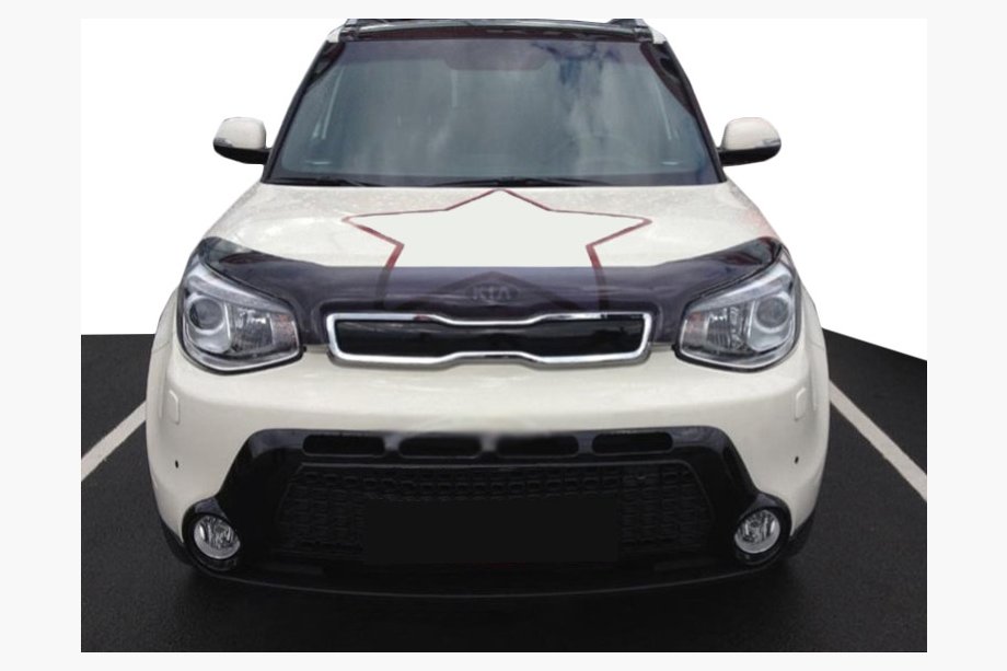 Kia Soul II 2013-2018 рр. Дефлектор капоту (SIM) Image