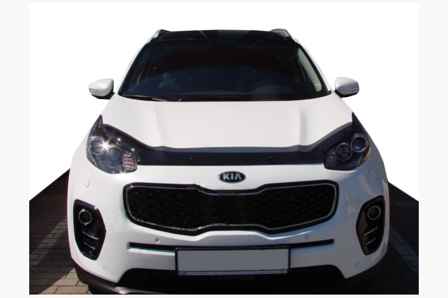 Kia Sportage 2015-2021 рр. Дефлектор капоту (SIM) Image