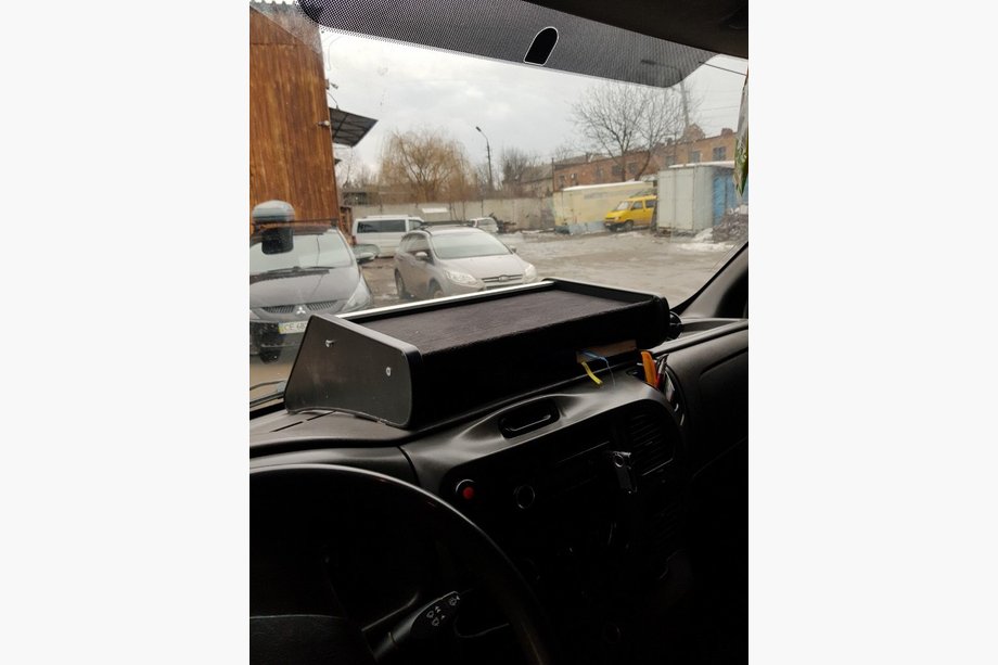 Ford Transit 2000-2014 рр. Полиця на панель (тип-1) Фото 2