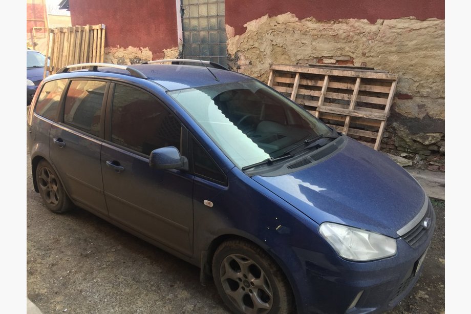 Ford C-Max 2004-2010 рр. Рейлінги Хром Пластикові ніжки Фото 5