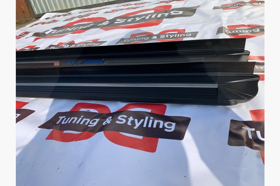 Lincoln MKX 2015- рр. Бокові пороги ОЕМ V3 (2 шт) Image