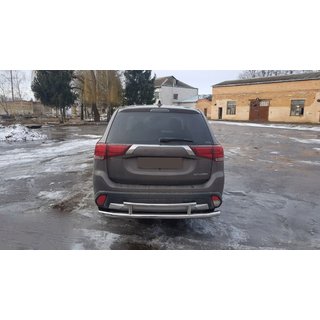 Задня дуга AK004-2 (нерж) фото 1