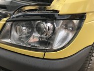 Mercedes Sprinter W901/902/903/904/905 1995-2006 рр. Війки (ABS, чорні) фото 1