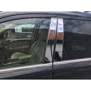 Молдинг дверних стійок (6 шт, нерж) Mercedes GL сlass X164 2006-2012 рр. фото 1