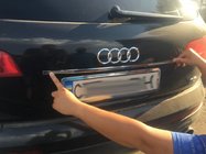 Audi Q7 2005-2015 рр. Хром планка над номером Carmos (нерж) фото 1