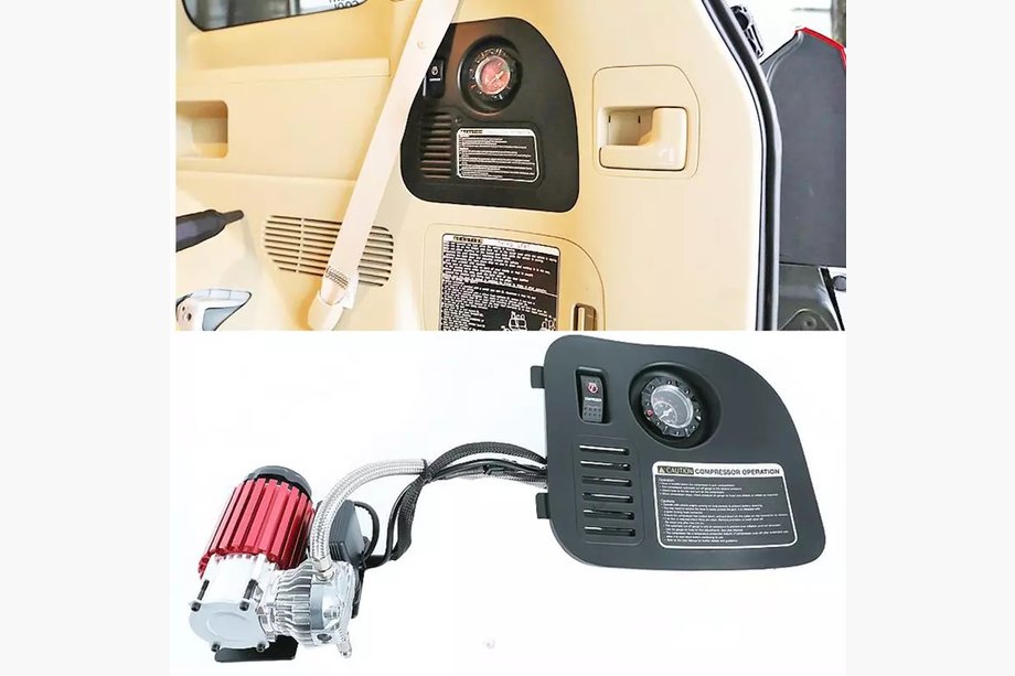 Toyota Land Cruiser 200 2007-2021 рр. Комплект для підкачування коліс (компресор) Фото 1
