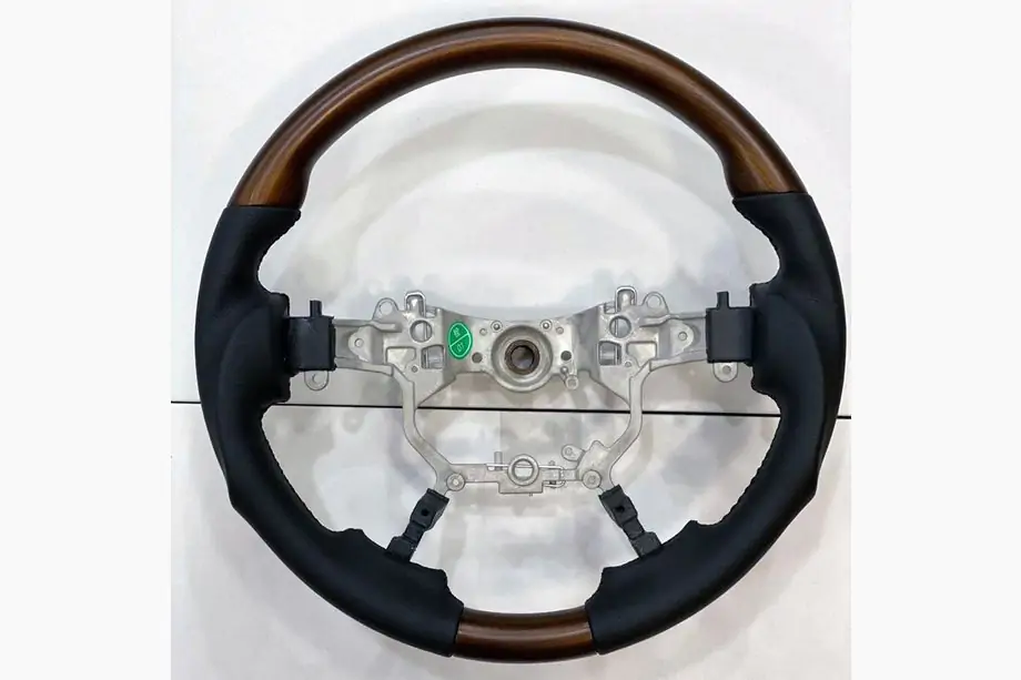 Toyota Land Cruiser 200 2007-2021 рр. Кермо тільки обід (Анатоміко, світле дерево) Фото 1