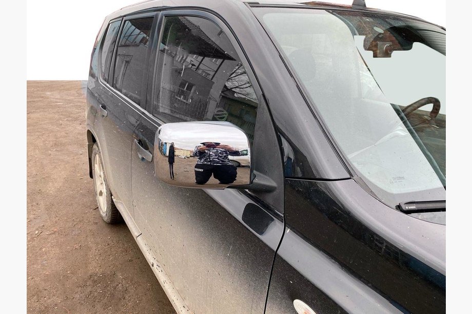 Nissan X-trail T31 2007-2014 рр. Накладки на дзеркала (2 шт., ABS) Фото 1