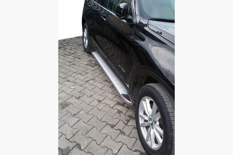 BMW X5 E70 2007-2013 рр. Бокові пороги MsLine Omsa (2 шт, алюм.) Image