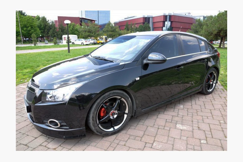 Chevrolet Cruze 2009-2015 рр. Тюнінгові пороги HB (Meliset, під фарбування) Image