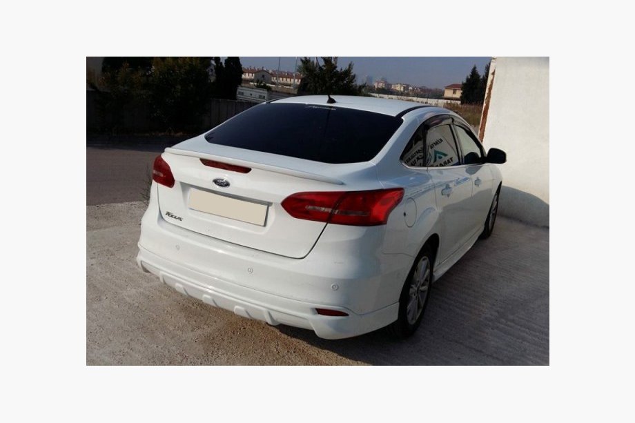 Ford Focus III 2011-2017 рр. Накладка на задній бампер Sedan 2015↗ (під фарбування) Image