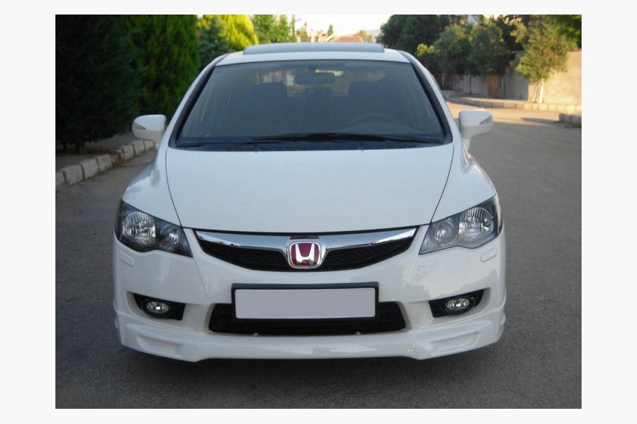 Honda Civic Sedan VIII 2006-2011 рр. Накладка на передній бампер 2009-2011 (під фарбування) Image