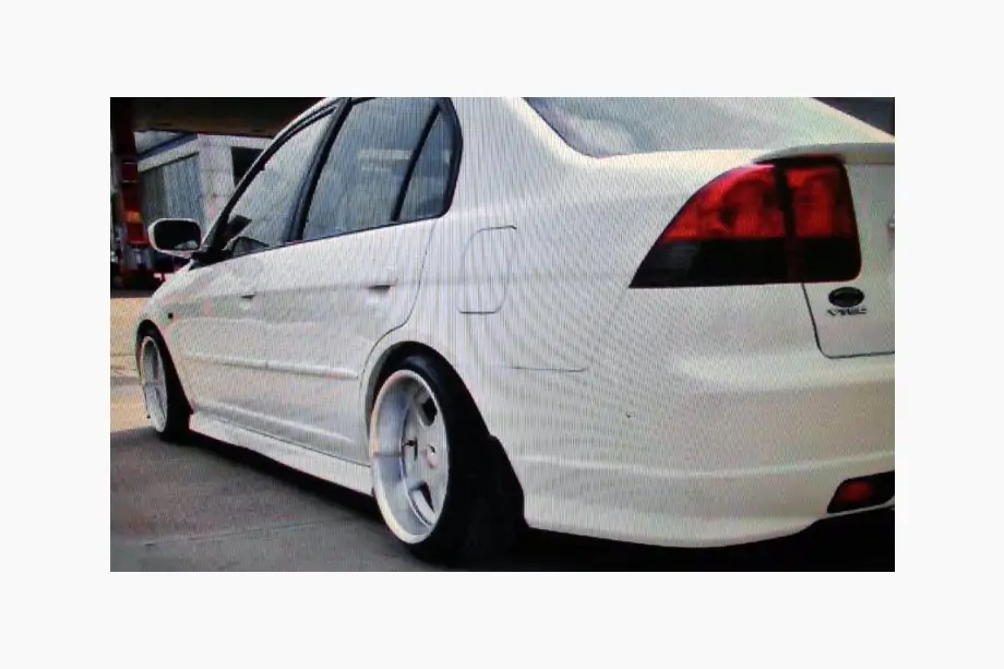 Honda Civic Sedan VII 2001-2006 рр. Бокові пороги (під фарбування)