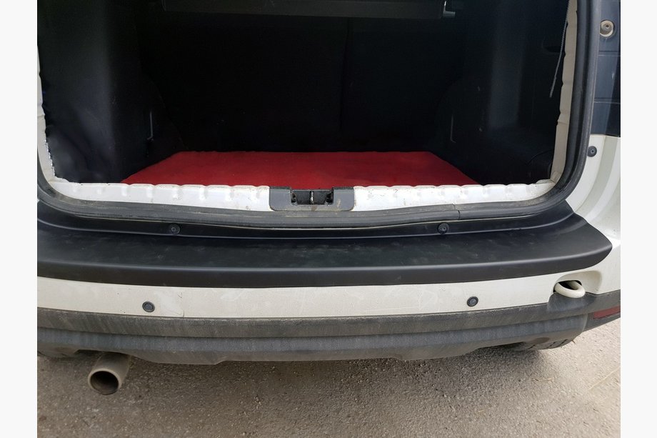 Nissan Terrano 2014- рр. Накладка на задній бампер EuroCap (ABS)