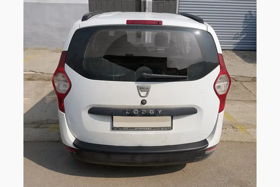 Renault Lodgy 2013-2022 рр. Накладка на задній бампер EuroCap (ABS)