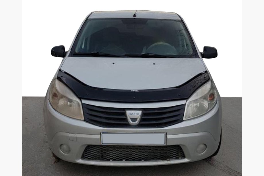 Dacia Sandero 2007-2013 рр. Дефлектор капоту (EuroCap) Image