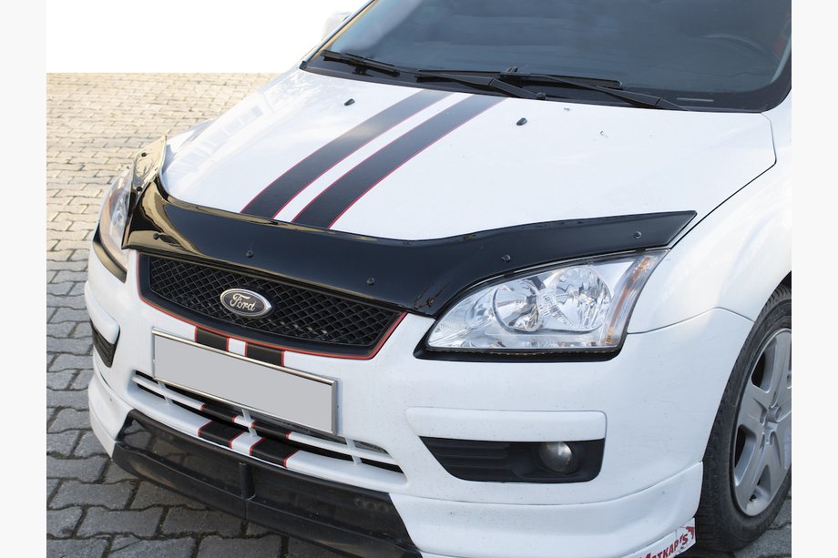 Ford Focus II 2005-2008 рр. Дефлектор капота EuroCap Image