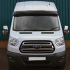 Ford Transit 2014- рр. Козирьок на лобове скло (чорний глянець, 5мм) фото 1