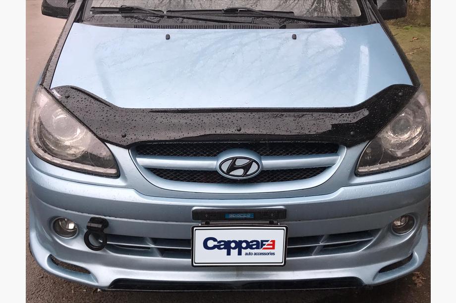 Hyundai Getz 2002- рр. Дефлектор капота 2006+ (EuroCap) Image