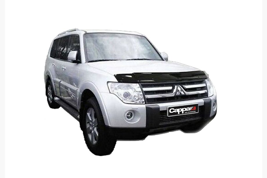 Mitsubishi Pajero Wagon IV 2006-2021 рр. Дефлектор капоту (EuroCap) Image