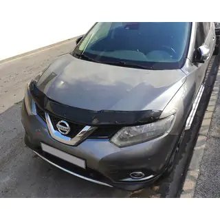Дефлектор капоту (EuroCap) Nissan X-trail T32/Rogue 2014-2021 рр. фото 2