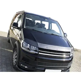 Дефлектор капоту під карбон (EuroCap) Volkswagen T6 2015-2024 рр. фото 1