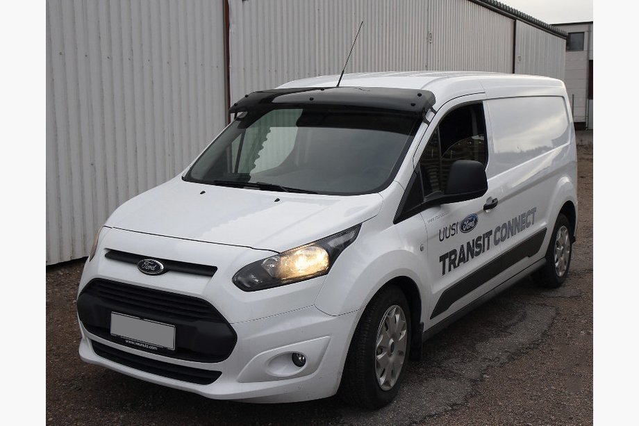 Ford Connect 2014-2021 рр. Козирьок на лобове скло (чорний глянець, 5мм) Image
