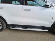 Kia Sportage 2015-2021 рр. Бокові пороги Mevsim Grey (2 шт., Алюміній) фото 1