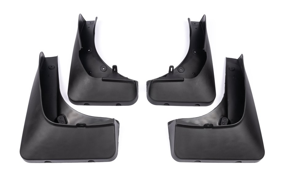 BMW X5 F15 2013-2018 рр. Бризковики Premium з порогами (4 шт) Image