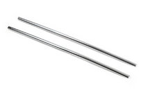 Volkswagen T5 Transporter 2003-2010 рр. Накладки на решітку бампера (2 шт, нерж) фото 2