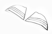 Toyota Corolla 2002-2007 рр. Накладки на стопи (2002-2004, 2 шт, пласт) фото 2