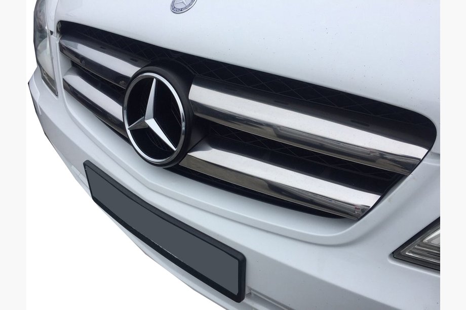 Mercedes Vito W639 2004-2014 рр. Накладки на решітку 2010-2015 (нерж) Фото 1
