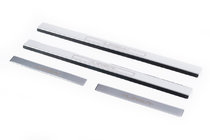 Fiat Linea 2006-2018 рр. Накладки на пороги Carmos V1 (4 шт, нерж.) фото 3