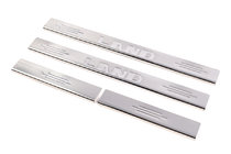 Toyota Land Cruiser 100 1998-2007 рр. Накладки на пороги Carmos (4 шт, нерж.) фото 1