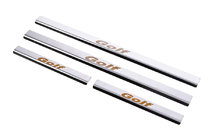 Volkswagen Golf 6 2008-2014 рр. Накладки на пороги Carmos V1 (нерж) фото 1