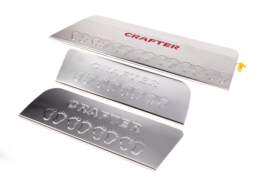 Volkswagen Crafter 2006-2016 рр. Накладки на внутрішні пороги (LED) Image