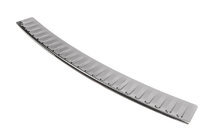 Renault Duster 2008-2017 рр. Накладка на задній бампер Чорний Хром (нерж.) фото 1