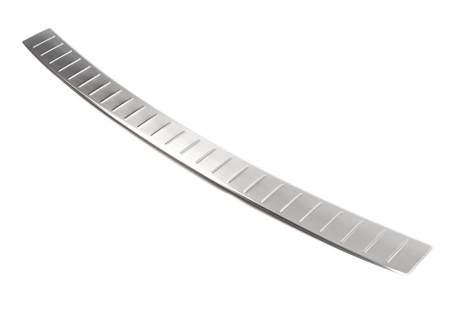 Ford Fiesta 2017- рр. Накладка на задній бампер OmsaLine (нерж.) Image