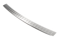 Ford Fiesta 2017- рр. Накладка на задній бампер OmsaLine (нерж.) фото 1