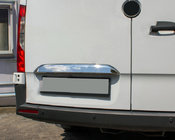 Хром планка над номером (нерж) фото 1