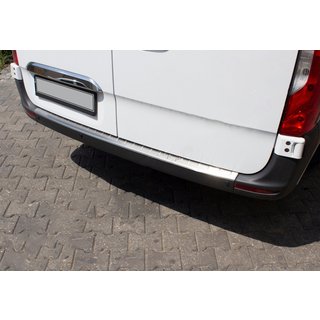 Накладки на задній бампер OmsaLine (нерж) Mercedes Sprinter W907/W910 2018- рр. фото 1